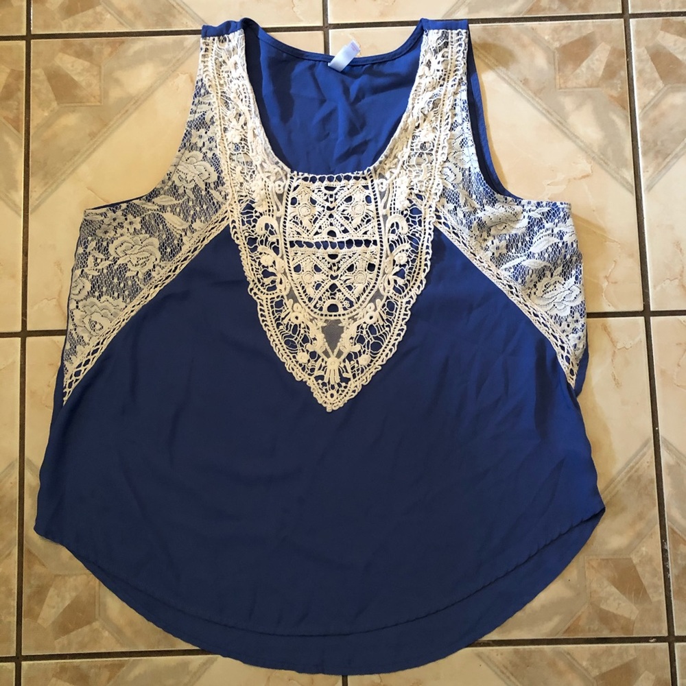 Xhilaration Crochet Tank Top